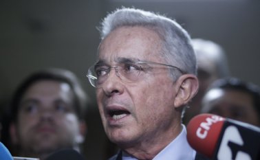 Uribe señaló que "calumnian de nuevo al Centro Democrático". Archivo