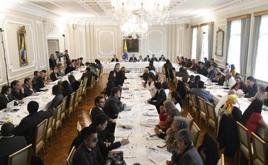 El vocero del Congreso Nacional de pueblos y la Cumbre Agraria Jimmy Moreno, dicha movilización está convocada en varias regiones del país y se espera un gran número de manifestantes. Colprensa