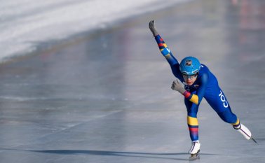 El patinador colombiano, que tiene 16 años, le peleó al japonés Motonaga Arito, que se quedó con el oro, y superó al ruso Pavel Taran, tercero. AFP