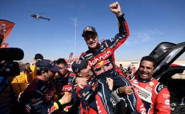 "Gracias toda la gente que me apoya, a todos los fans, a la familia, por supuesto. Ha sido un rally muy difícil, desde el inicio, con mucho riesgo", expresó el campeón. AFP
