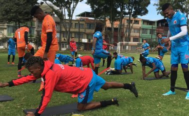 El equipo rojinegro continúa trabajos de cara al inicio de la Liga. Cúcuta Deportivo