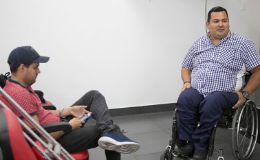 Aníbal Eduardo Díaz Alba será el representante de los clubes de discapacidad en la junta directiva del Instituto Municipal de Recreación y Deporte.  Juan Pablo Cohen