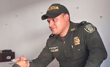 El intendente Sthevenson Sánchez Benítez está adscrito a la Mecuc. Cortesía