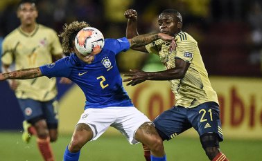 Un partido demasiado complicado para la Selección Colombia Sub-23 terminó en empate 1-1. AFP
