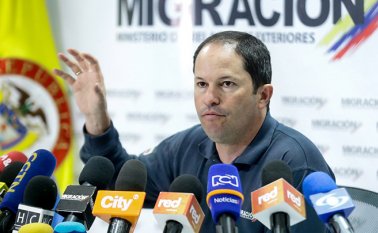 Juan Francisco Espinosa, director de Migración Colombia. Colprensa