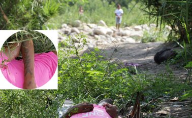 Junto al cuerpo del hombre, quien no fue identificado, quedó un bolso y una gorra negra. Colprensa