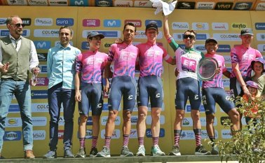 El equipo de Rigoberto Urán AFP