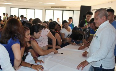 Eugenio Rangel en Villa del Rosario. Archivo La Opinión