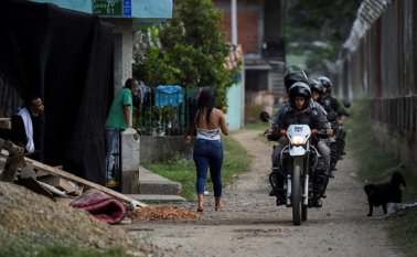 Paro Armado, Colombia. AFP