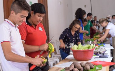 El encuentro ‘La reconciliación en la mesa’ fue celebrado en la biblioteca pública Julio Pérez Ferrero, en Cúcuta. La Opinión