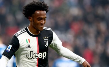 Juan Guillermo Cuadrado anotó su gol al minuto 75. AFP