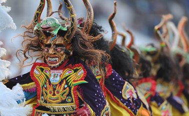 La mayor fiesta carnavalera se escenificará, sin embargo, el sábado 22 de febrero. AFP