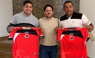 Jairo Patiño (derecha) y Armando Maldonado (izquierda) dejaron el Cúcuta Deportivo. Archivo