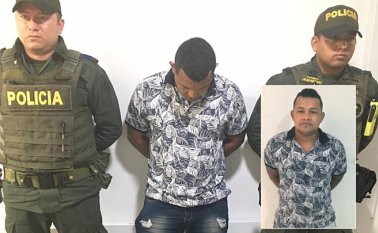 Ferrer aducía ser el comandante de Los Rastrojos y le solicitaba a las víctimas enviar el dinero por giros. Policía Nacional