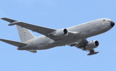 El Boeing 767 “Jupiter” de la Fuerza Aérea que traerá a los colombianos. Cortesía