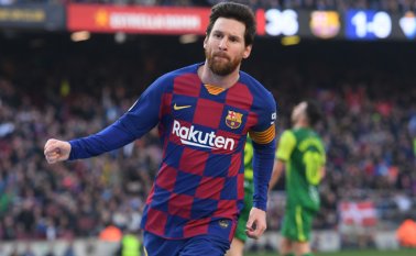 Lionel Messi se reencontró con el gol a lo grande, AFP
