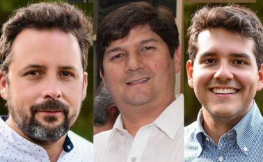 Jorge Mayid Gene Beltrán, Abraham Ararat Mafla y Carlos Alberto Díaz Calderón. Cortesía