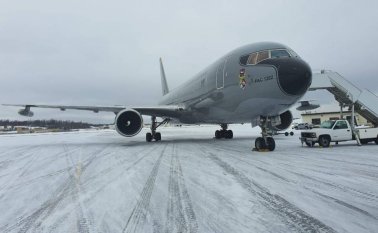 ‘Júpiter’, avión de la FAC que traerá a colombianos desde Wuhan, China. Colprensa