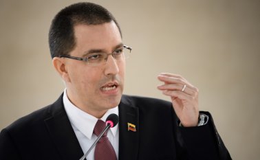 Jorge Arreaza, ministro de Relaciones Exteriores de Venezuela. AFP