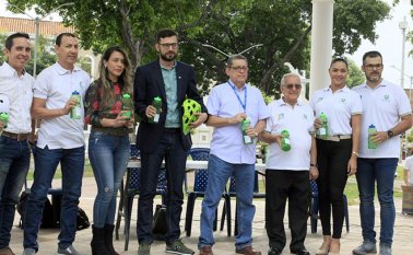 En el Parque La Victoria, se hizo el lanzamiento oficial de la escuela de promotoría ambiental (EPA.
Mario Caicedo / La Opinión