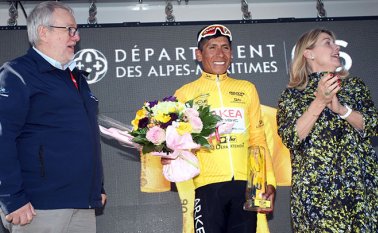 Uno de los triunfos de Nairo Quintana en 2020 es el título del Tour de los Alpes Marítimos y de Var. Archivo La Opinión