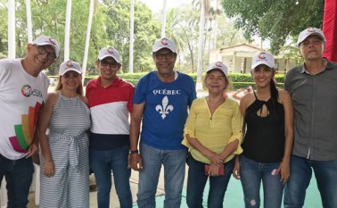Hugo Vergel, Esmeralda Rojas, Eduardo Rozo  Jaimes, Omar Elías Laguado, Mery Stapper, Sandra Núñez y Pedro Pazchely. La Opinión