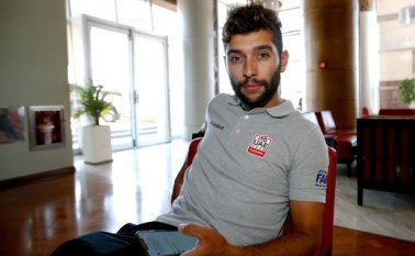 Fernando Gaviria se encuentra aislado junto a corredores de su mismo equipo.
Colprensa
