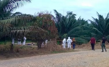 Los cuerpos quedaron tirados en montón, en la carretera. La Opinión