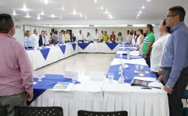 Este fue el anterior consejo departamental de paz que sesionó en la administración de William Villamizar. Archivo