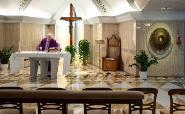 El acceso de público a las ceremonias y actividades del papa Francisco ha sido limitado a consecuencia de las medidas restrictivas tomadas por las autoridades para evitar la propagación del coronavirus AFP