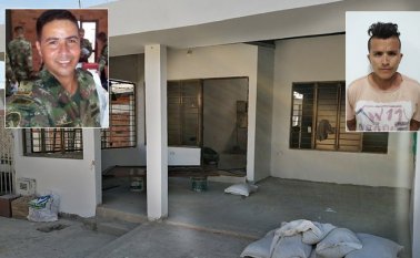 Cuando la pareja de esposos dormía en la sala de esta casa que construían, dos hombres ingresaron a robar y terminaron matando a Ciro Antonio Sánchez e hiriendo a su compañera sentimental. Archivo