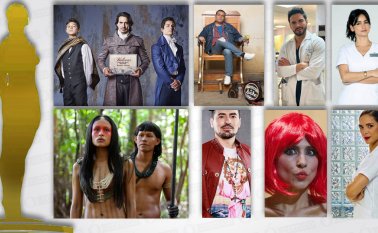 'Bolívar', Enrique Carriazo, sebastián carvajal, Diana Hoyos,Ángela Cano, Rafael Zea, Aida Bossa y Viña Machado. Archivo