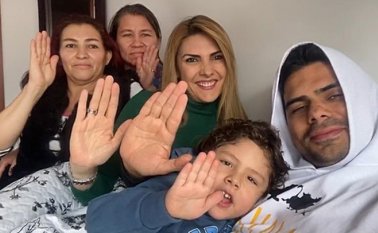 Ana Karina Soto y su familia. Instagram