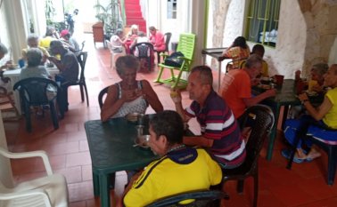 La fundación brinda cobijo a 30 abuelos en estado de abandono. Cortesía