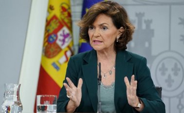Carmen Clavo, vicepresidenta de España. Tomada de Twitter