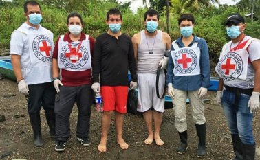 El CICR valoró el estado de salud de los liberados. Tomada de Twitter @CICR_co