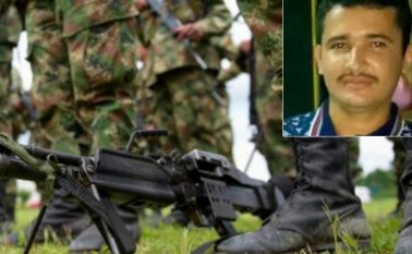 La víctima fue Alejandro Carvajal, de 20 años. Ascamcat manifestó que el hecho obedece a una ejecución extrajudicial. Tomada de Twitter