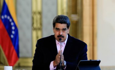 La reelección de Nicolás Maduro, en 2018, es considerada fraudulenta por EEUU y otros países. AFP
