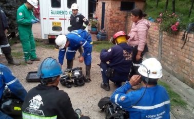 Los heridos fueron trasladados al Hospital de Ubaté, Cundinamarca. Colprensa