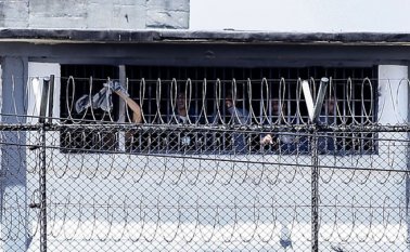 Presos en la carcel La Modelo de la Capital. Colprensa