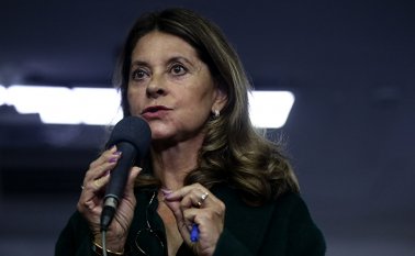 La vicepresidenta Marta Lucía Ramírez hizo el anuncio de esta medida. Colprensa