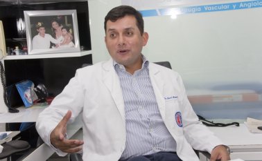 El presidente de la Sociedad Colombiana de Cirugía Vascular y Angiología, regional Norte de Santander, Luis Alberto Moreno Vera, hizo un vehemente llamado a los pacientes con enfermedades vasculares. Orlando Carvajal