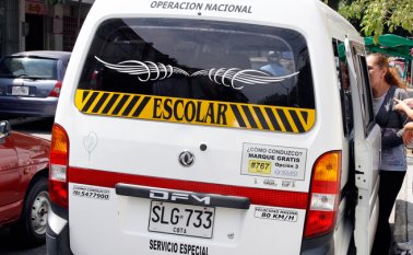 El servicio de transporte escolar reporta pérdidas por el cese de actividades en jardines y colegios. Piden ayuda al Gobierno para mitigar el impacto del coronavirus. Archivo