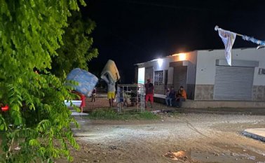 Al parecer, la gente salió corriendo cuando escucharon el audio de un hombre al que al parecer llaman  Camaleón. Cortesía