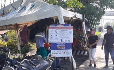Desde hace un mes las comunidades montaron sus propios puestos de control en las carreteras veredales.
Cortesía