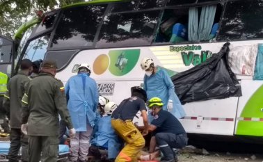Accidente venezolanos Colprensa