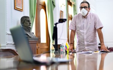 Silvano Serrano, gobernador de Norte de Santander, reconoce que el departamento va a quedar muy afectado tras esta crisis, pero se mantiene firme en sus planes para los próximos cuatro años. Cortesía Juan Pablo Bayona para La Opinión