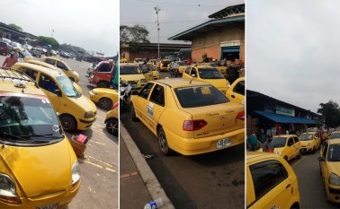 Así se han visto las vías internas y zonas comunes de Cenabastos en los últimos días. Cortesía