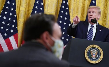 Donald Trump, presidente de Estados Unidos. 
 AFP