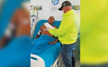 Quintero está vinculado al supuesto secuestro de un comerciante de Ocaña. El hecho fue frustrado tras un enfrentamiento con la Policía.
 Policía